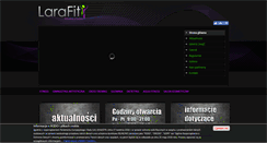 Desktop Screenshot of larafit.pl