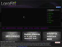 Tablet Screenshot of larafit.pl